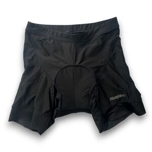 Souke Sports Mens Black Padded Cycling Shorts Size L 4D Chamois Bike Shorts